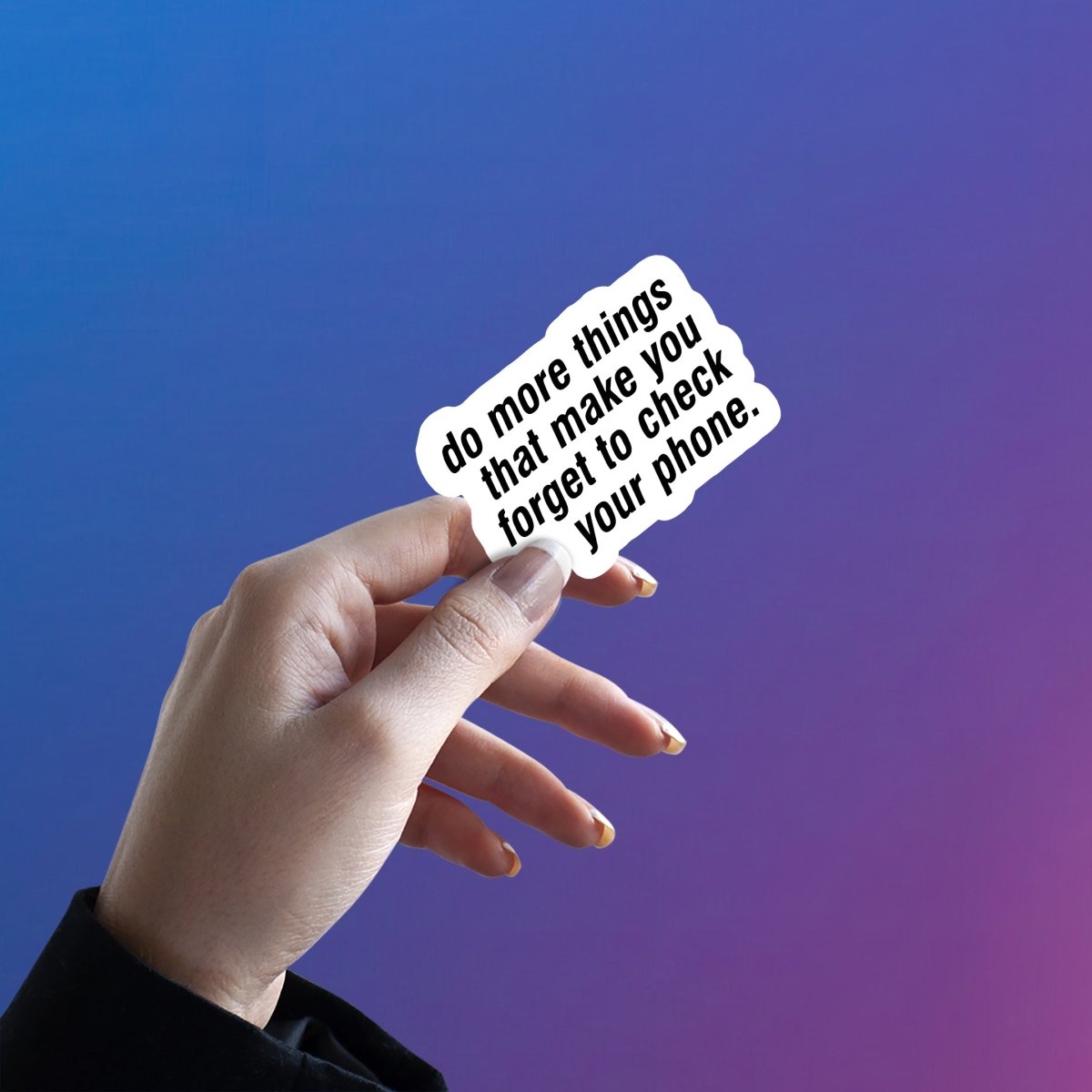 ZINDAGI PHONE SE BAHAR BHI HAI! STICKER - stickyfunk premium stickers