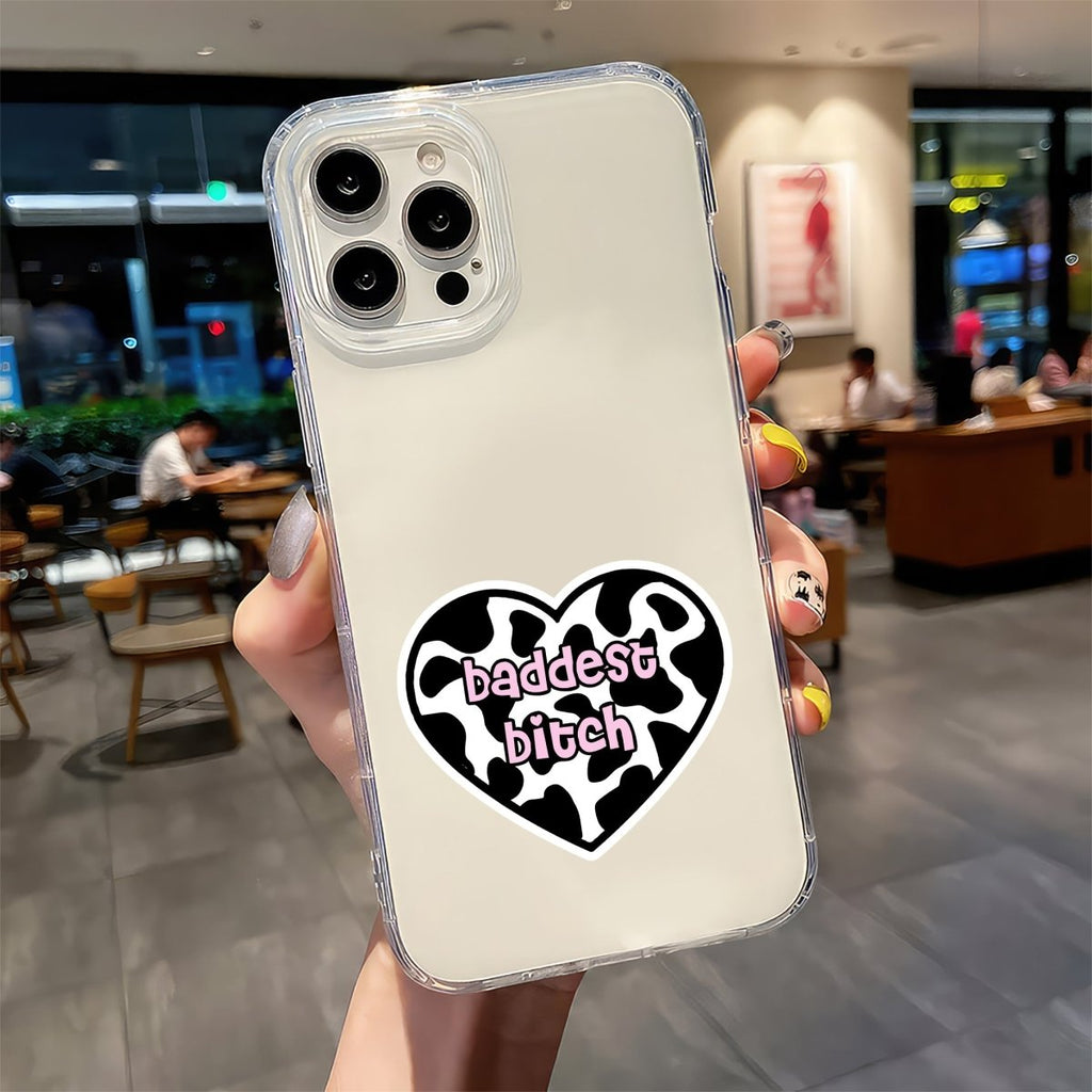 MOO - D QUEEN HEART STICKER - stickyfunk premium stickers