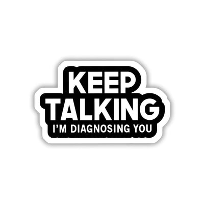 PSYCHOLOGIST IN PROGRESS STICKER