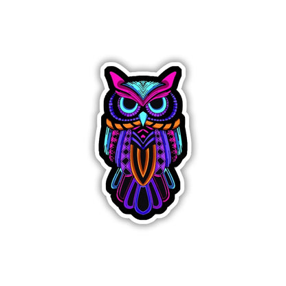 PARTY ANIMAL OWL STICKER - stickyfunk premium stickers