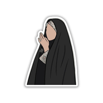 Muslim Girl Sticker - Hizab Sticker 10
