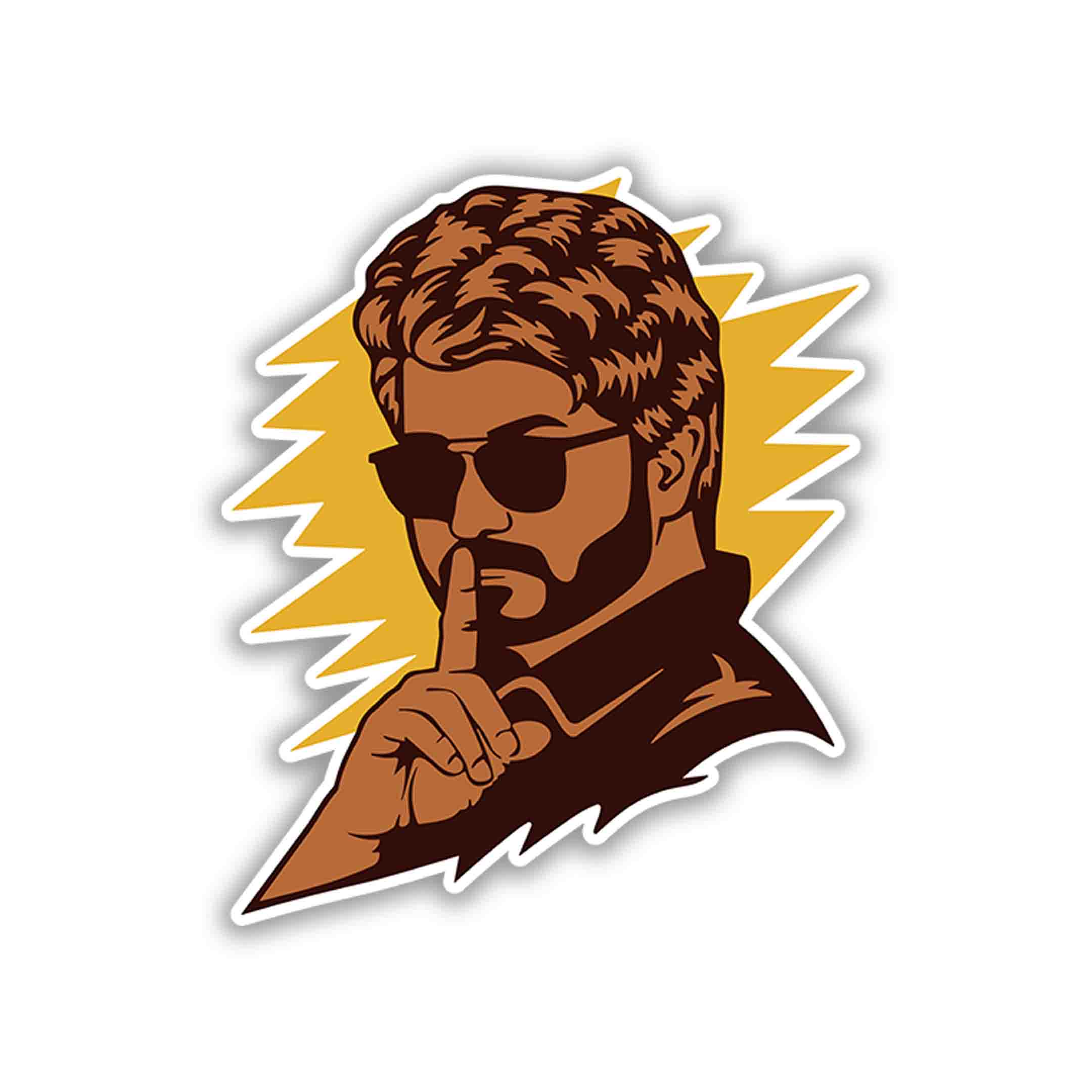 THALAPATHY VIJAY STICKER - 3 - stickyfunk premium stickers