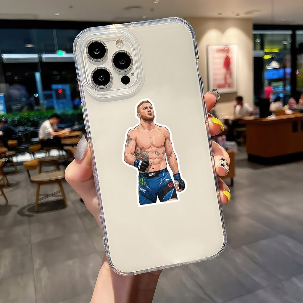 THE HIGHLIGHT'S BLUE STORM - JUSTIN GAETHJE STICKER - stickyfunk premium stickers