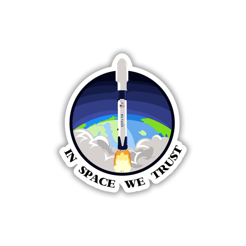 SPACE MEIN DHANDHA STICKER