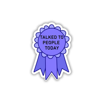 TALKING CHAMPION STICKER - stickyfunk premium stickers