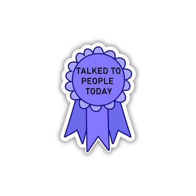 TALKING CHAMPION STICKER