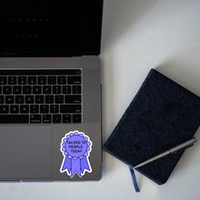 TALKING CHAMPION STICKER