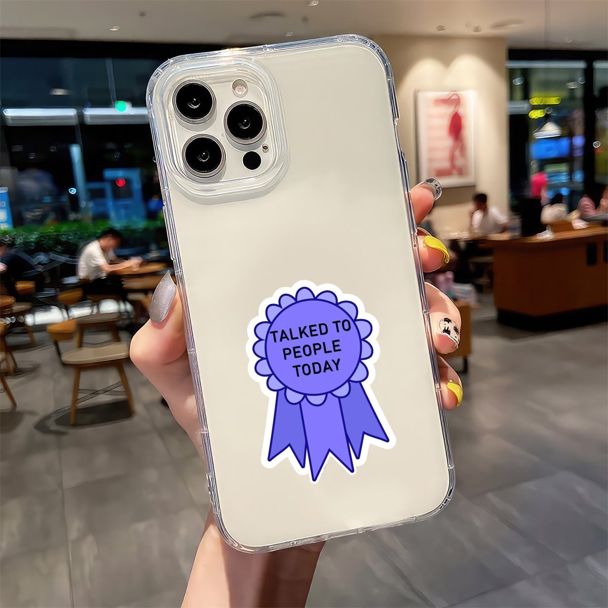 TALKING CHAMPION STICKER - stickyfunk premium stickers