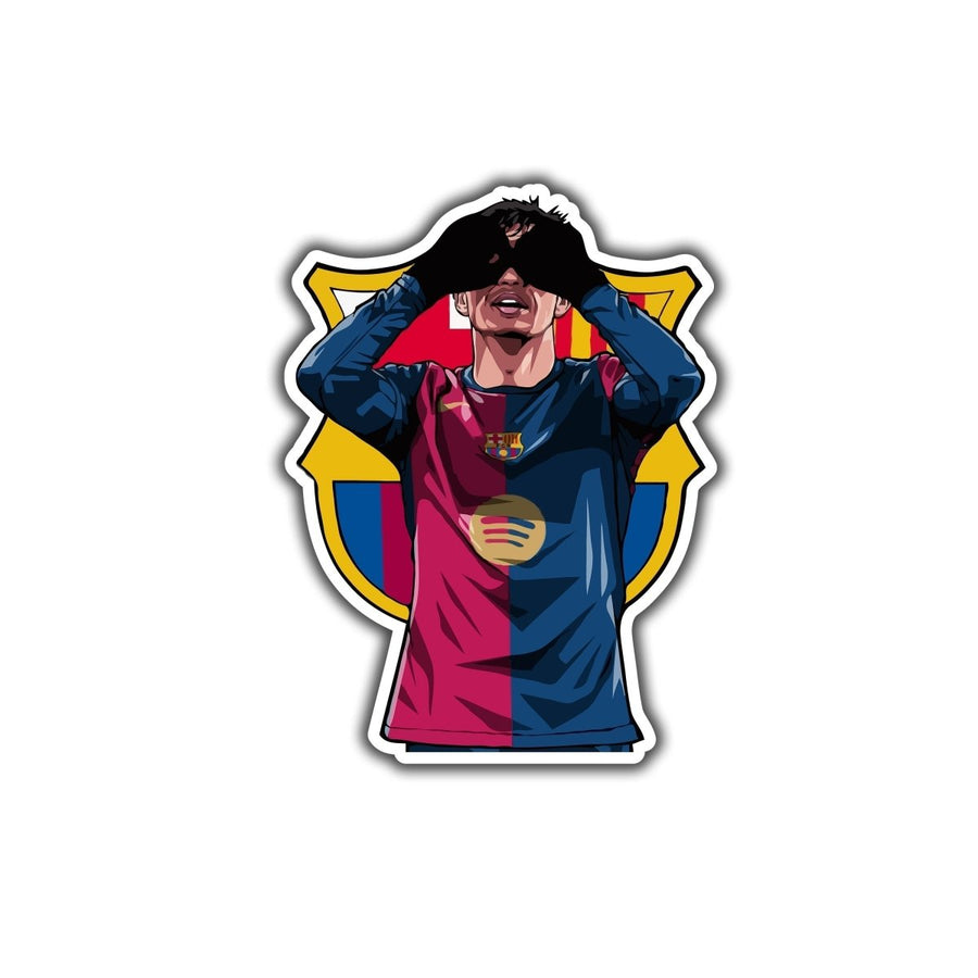 Golden Boy Wizard – Pedri Barcelona Sticker