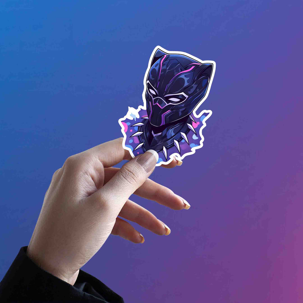 BLACK PANTHER COMICS STICKER - stickyfunk premium stickers