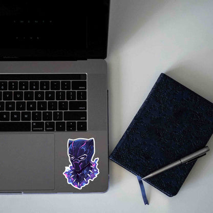 BLACK PANTHER COMICS STICKER - stickyfunk premium stickers