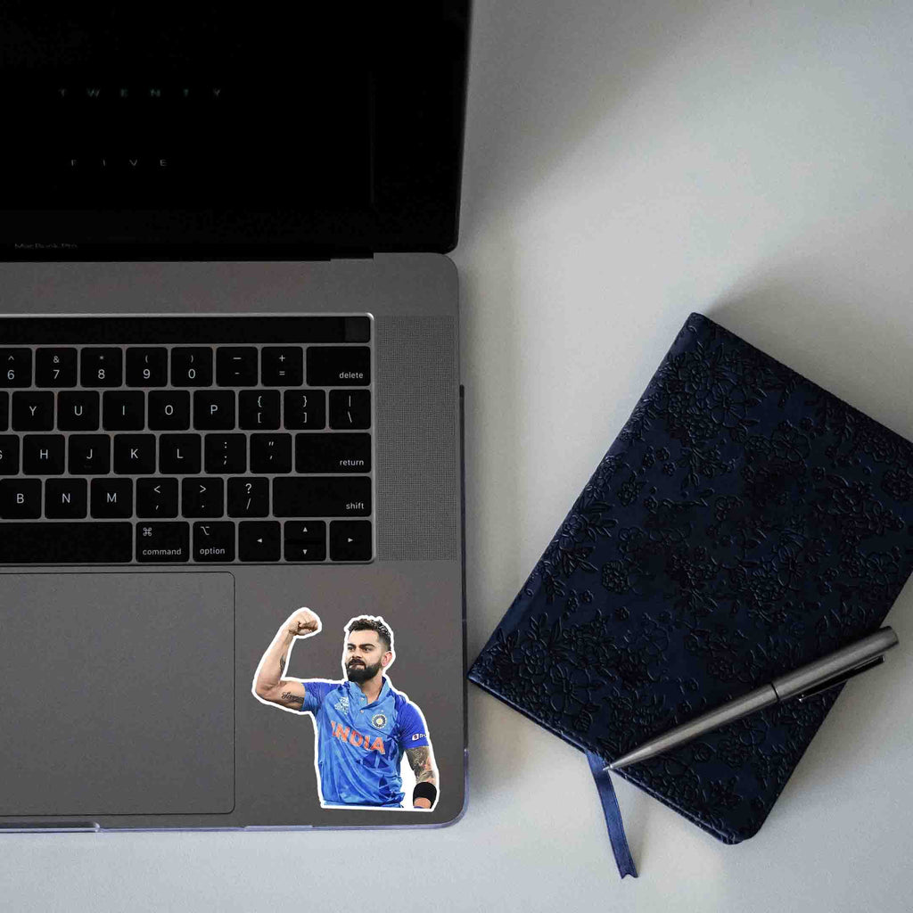 VIRAT KOHLI STICKER - 2 - stickyfunk premium stickers