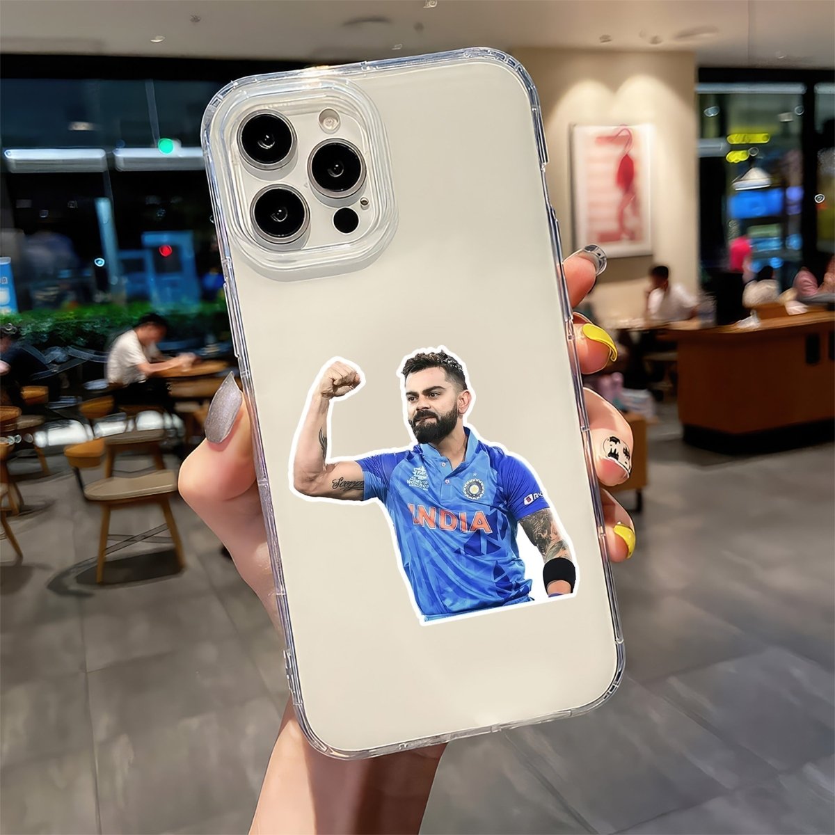 VIRAT KOHLI STICKER - 2 - stickyfunk premium stickers