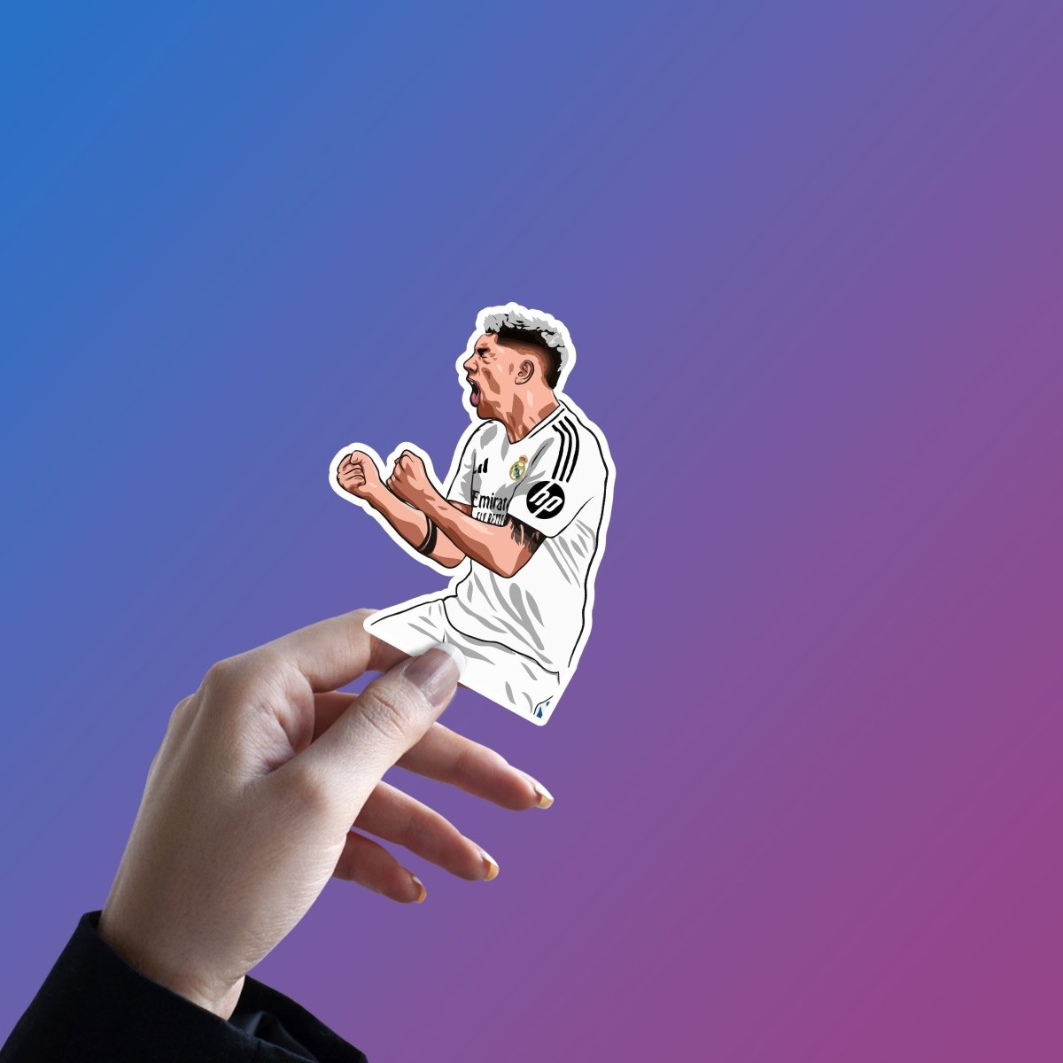 Federico Valverde STICKER - stickyfunk premium stickers