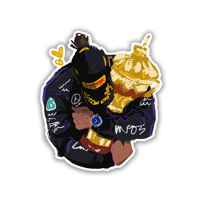 LEWIS HAMILTON STICKER - 1