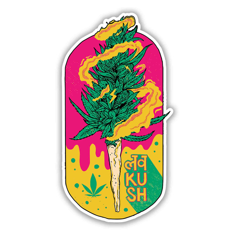 Melted Kush Drip Bud Sticker