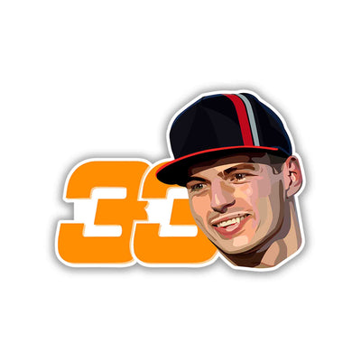 MAX VERSTAPPEN STICKER - 3