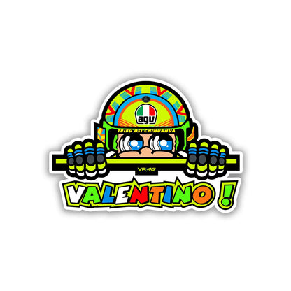 VELENTINO ROSSI STICKER - 2 - stickyfunk premium stickers