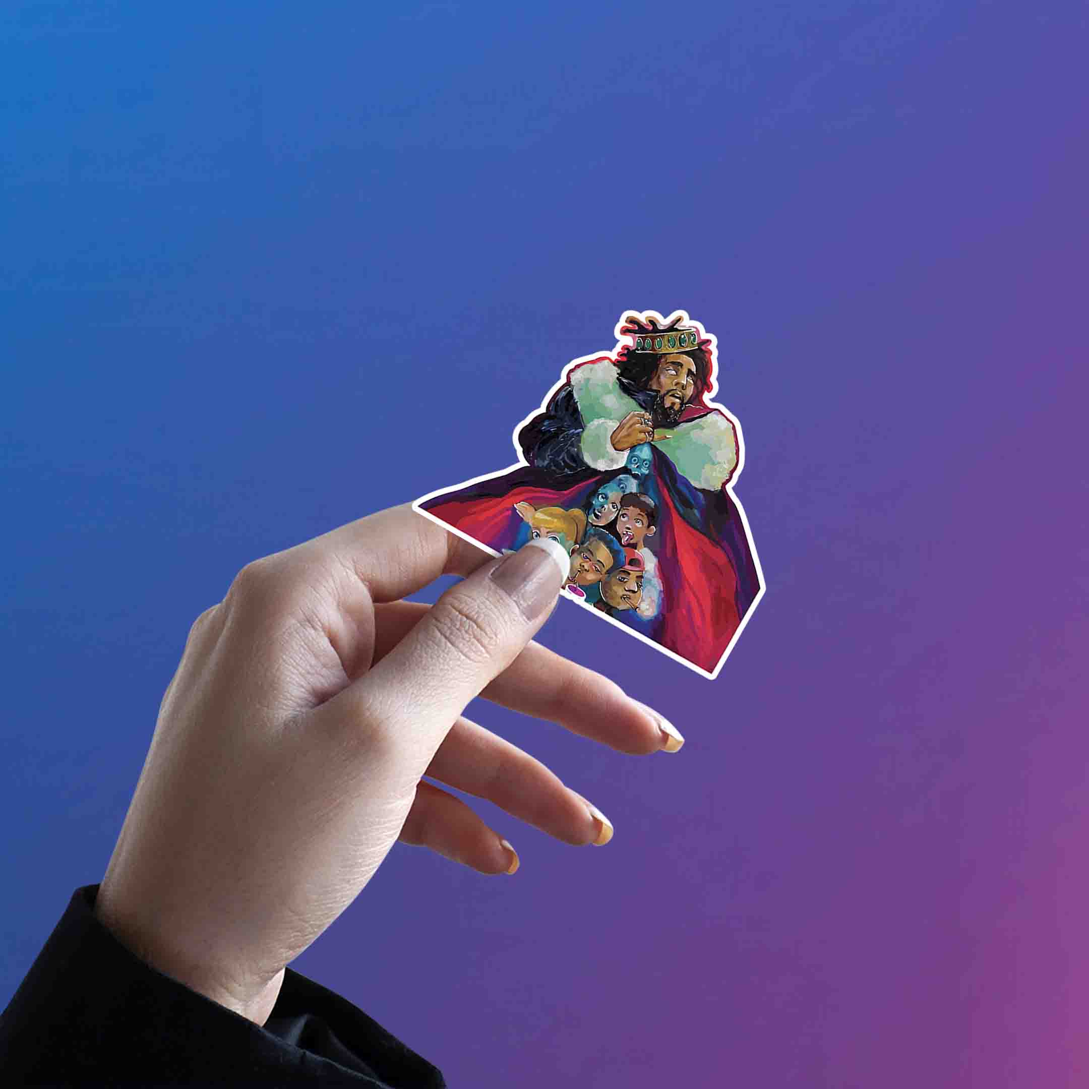 J COLE - 2 - stickyfunk premium stickers