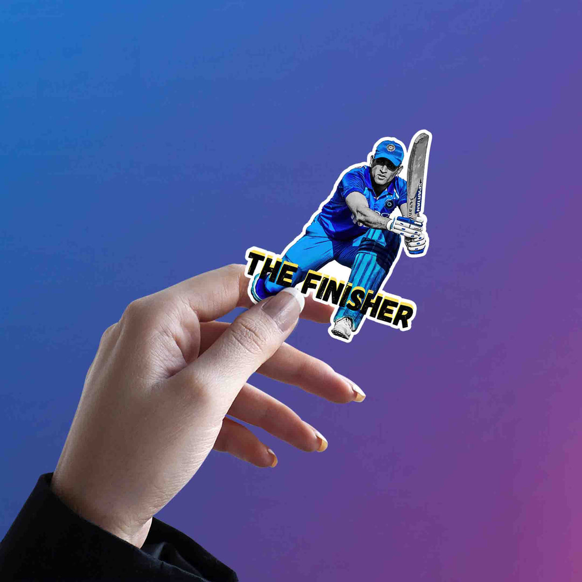 Captain Cool Finisher – MS Dhoni Sticker