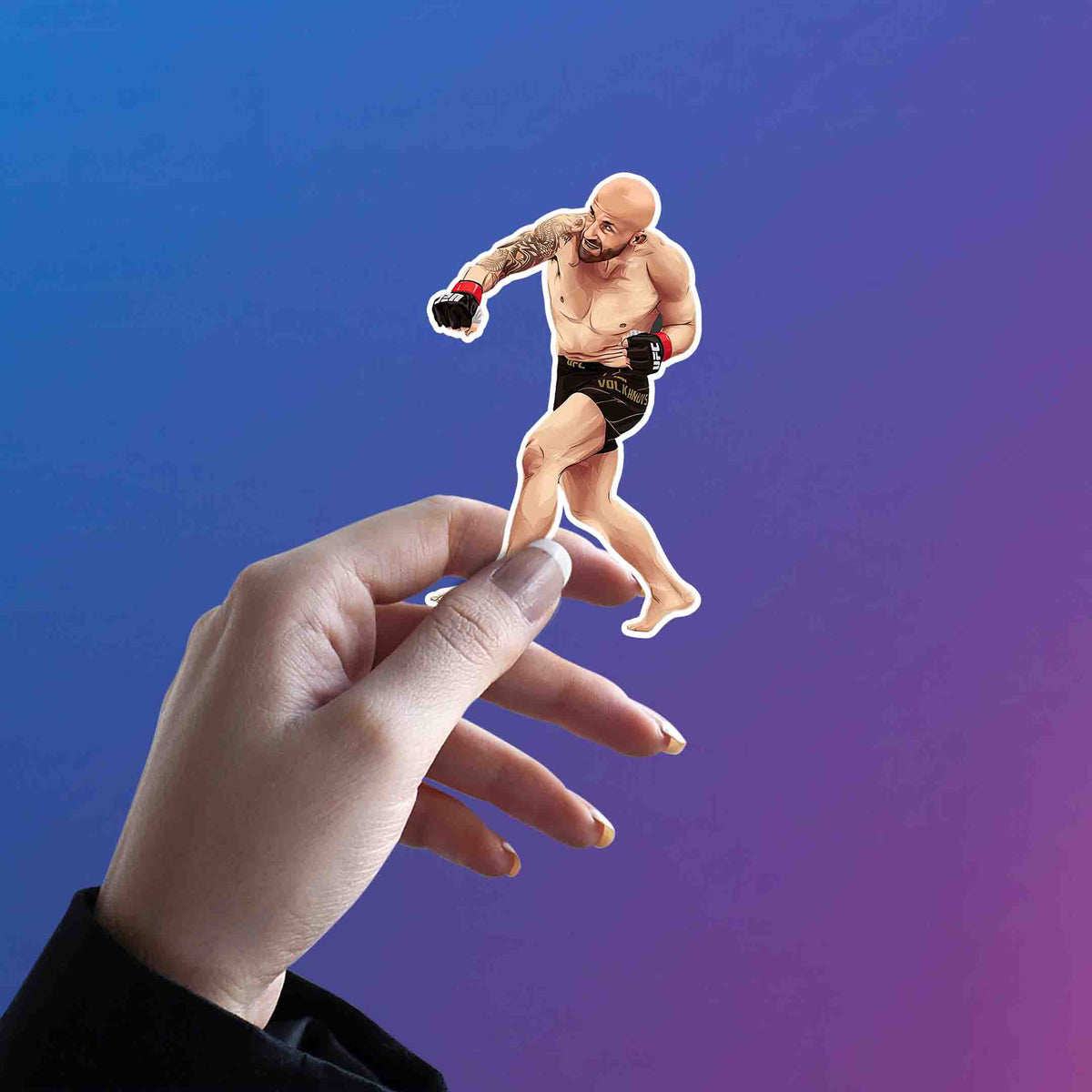 Pressure Stance – Alexander Volkanovski Sticker