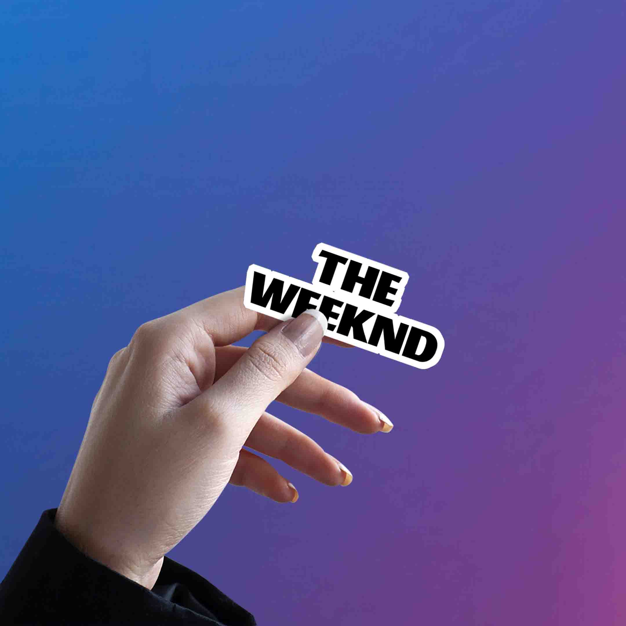 THE WEEKND - 12 - stickyfunk premium stickers