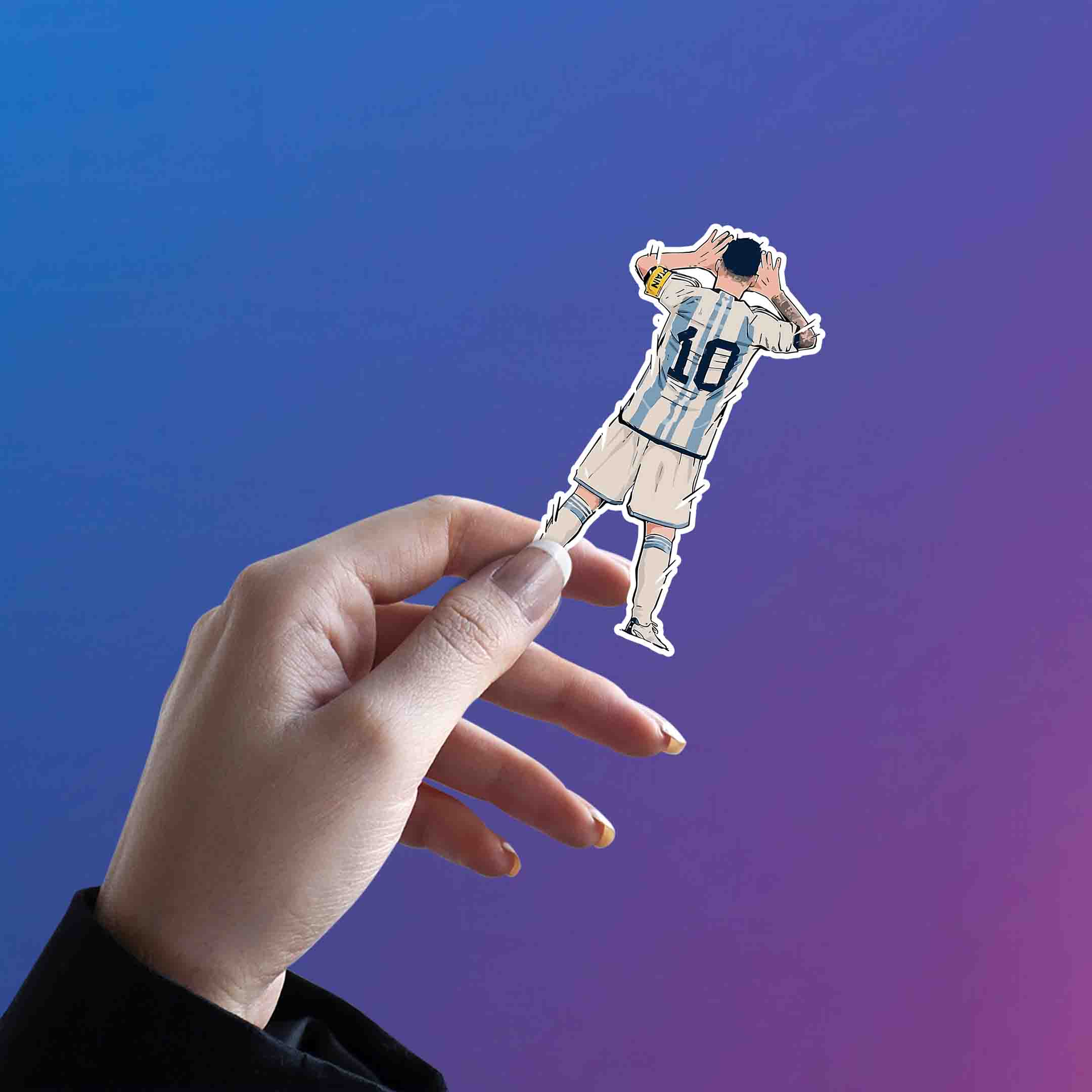 LIONEL MESSI 10 - stickyfunk premium stickers