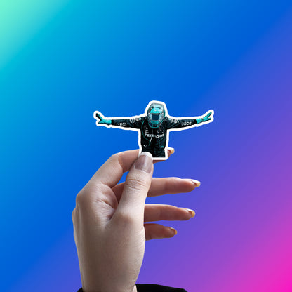 GEORGE RUSSELL - VICTORY WINGS STICKER