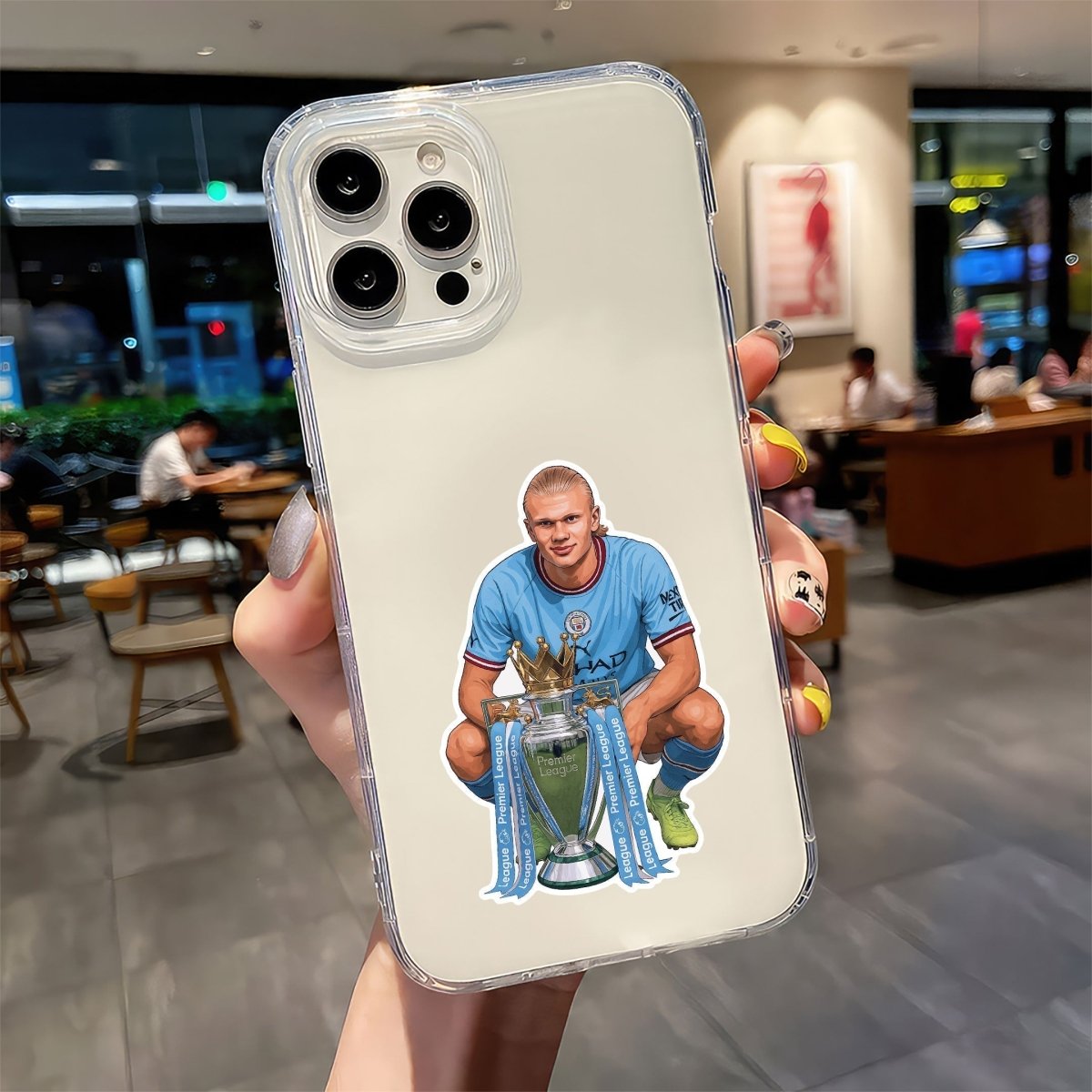 ERLING HAALAND | MANCITY STICKER - 1 - stickyfunk premium stickers