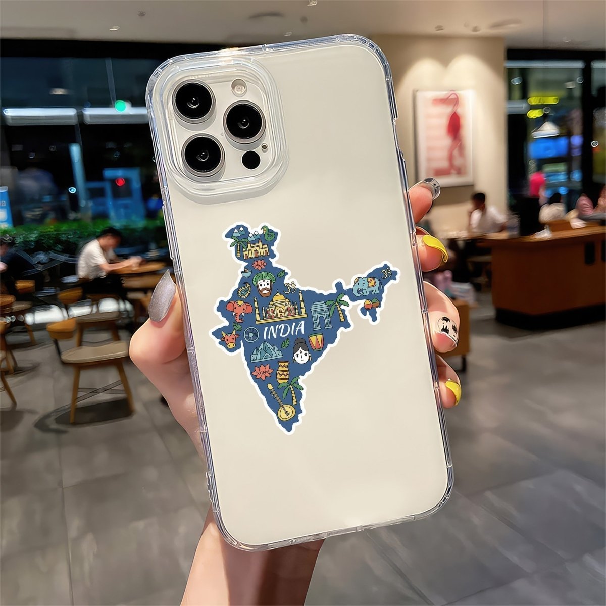 Incredible India Map Trail Sticker