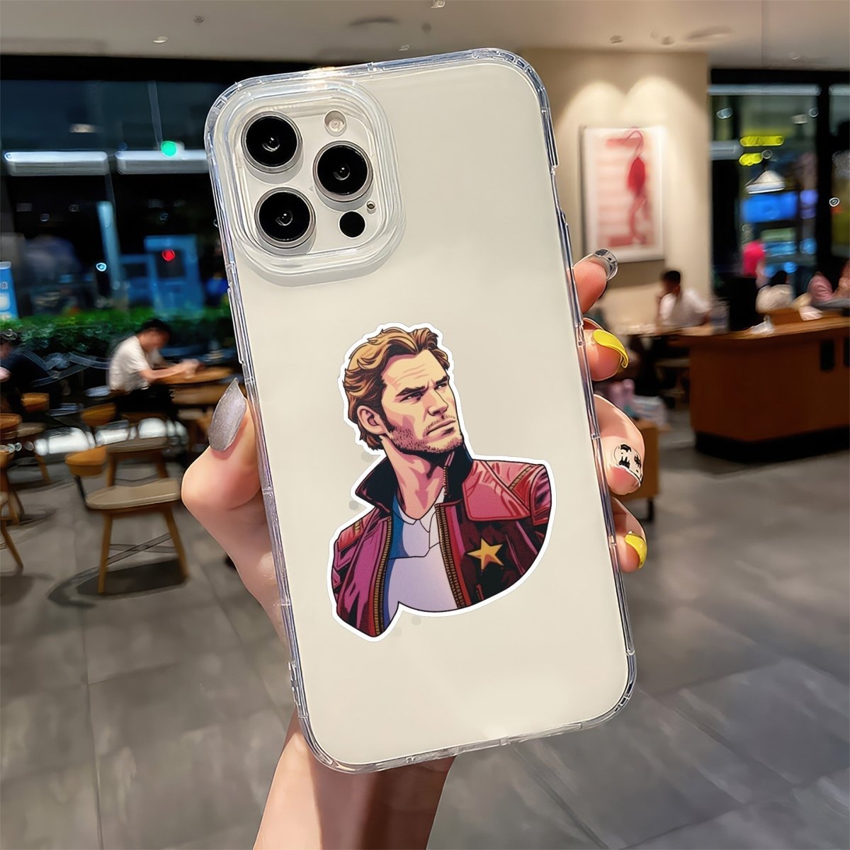 SIDE GLANCE STAR - LORD MARVEL STICKER - stickyfunk premium stickers