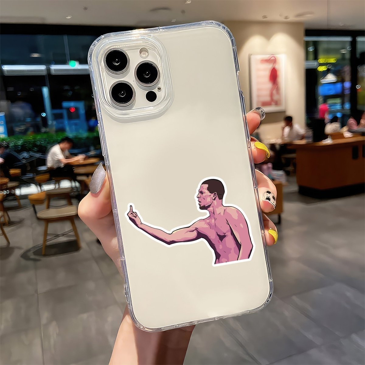 Middle Finger Flex – Nate Diaz Sticker