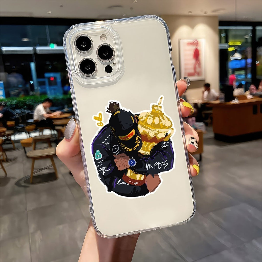 LEWIS HAMILTON STICKER - 1 - stickyfunk premium stickers