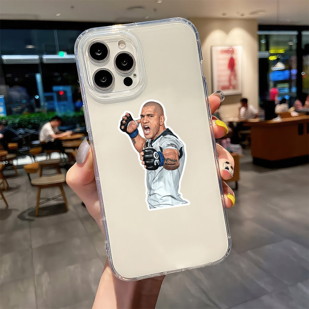 STONE - FIST FOCUS - ALEX PEREIRA STICKER - stickyfunk premium stickers