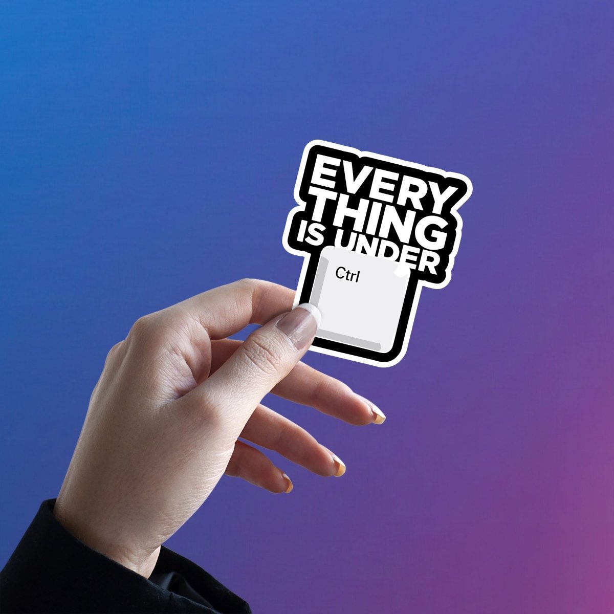 THE CONTROL FREAK PUN STICKER – STICKYFUNK PREMIUM STICKERS