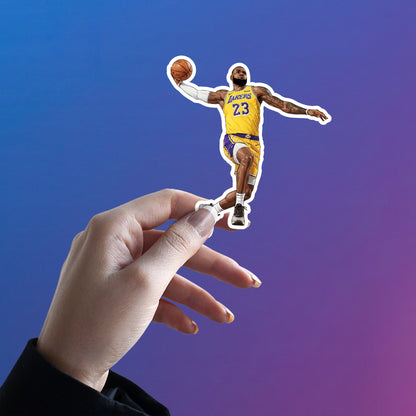 LEBRON JAMES - KING IN FLIGHT STICKER