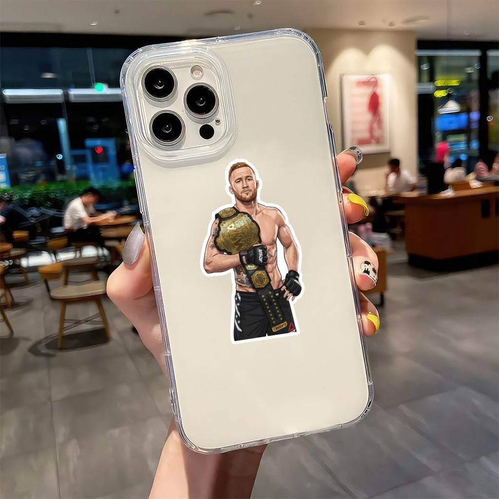 WORLD SERIES HERITAGE - JUSTIN GAETHJE STICKER - stickyfunk premium stickers