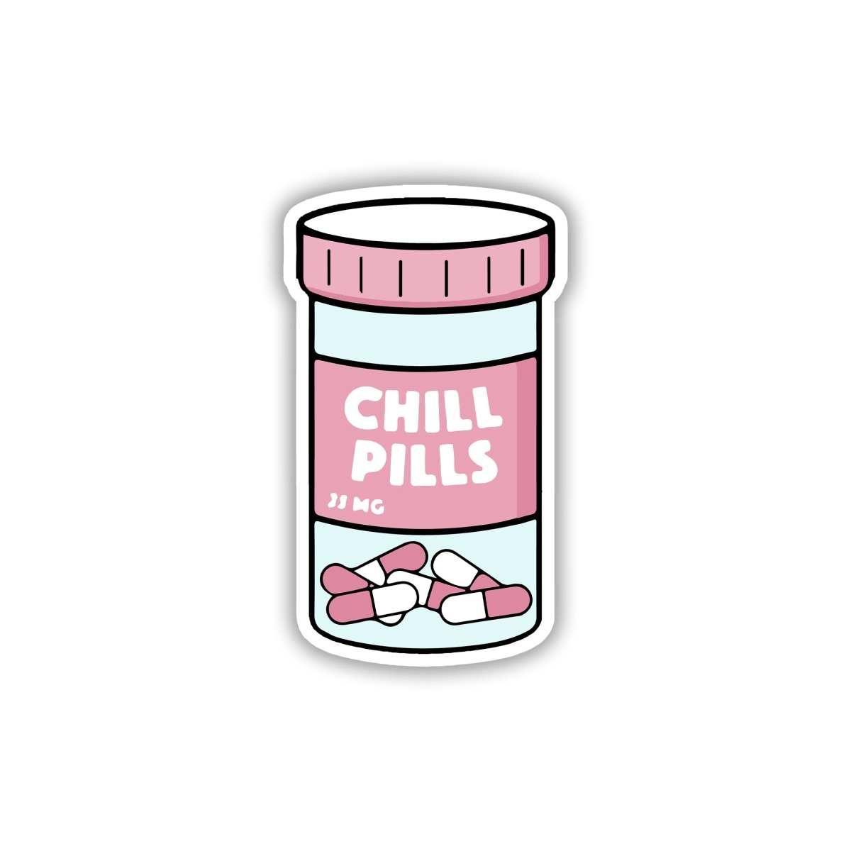 CHILL KAR, GOLI KHA! STICKER - stickyfunk premium stickers