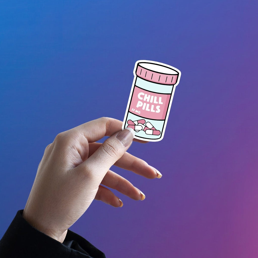 CHILL KAR, GOLI KHA! STICKER - stickyfunk premium stickers