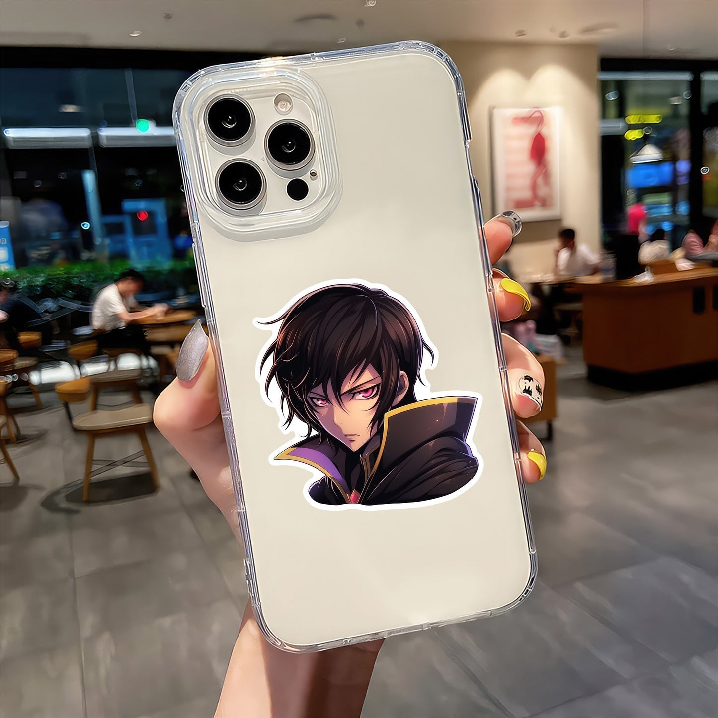 CODE GEASS LELOUCH WITH RED EYES STICKER