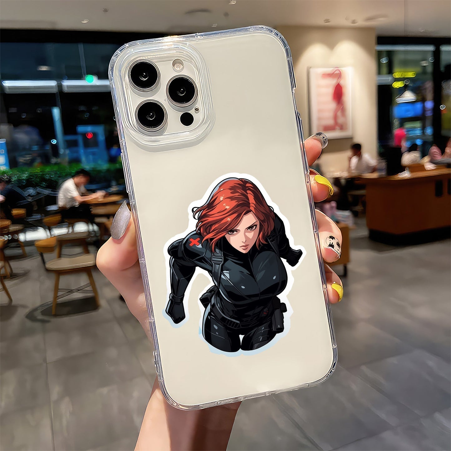 MARVEL BLACK WIDOW COMICS STICKER