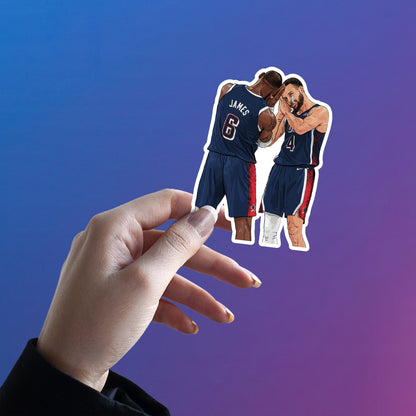 LEBRON & STEPH - OLYMPIC DREAM TEAM STICKER