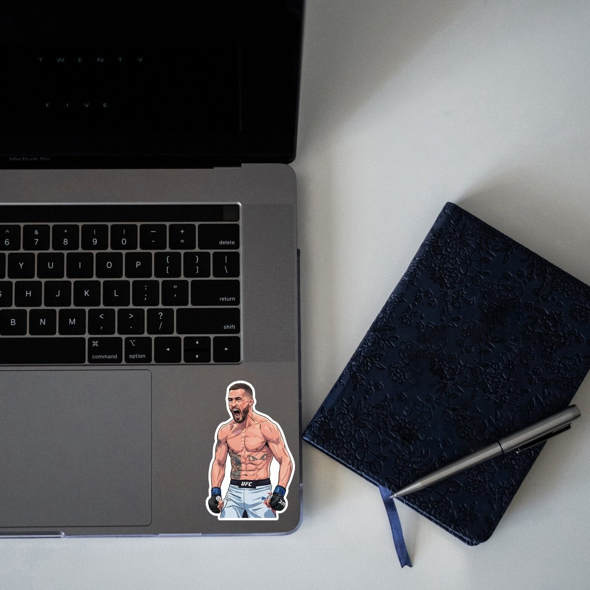 DISHONOR NEVER - JUSTIN GAETHJE STICKER - stickyfunk premium stickers