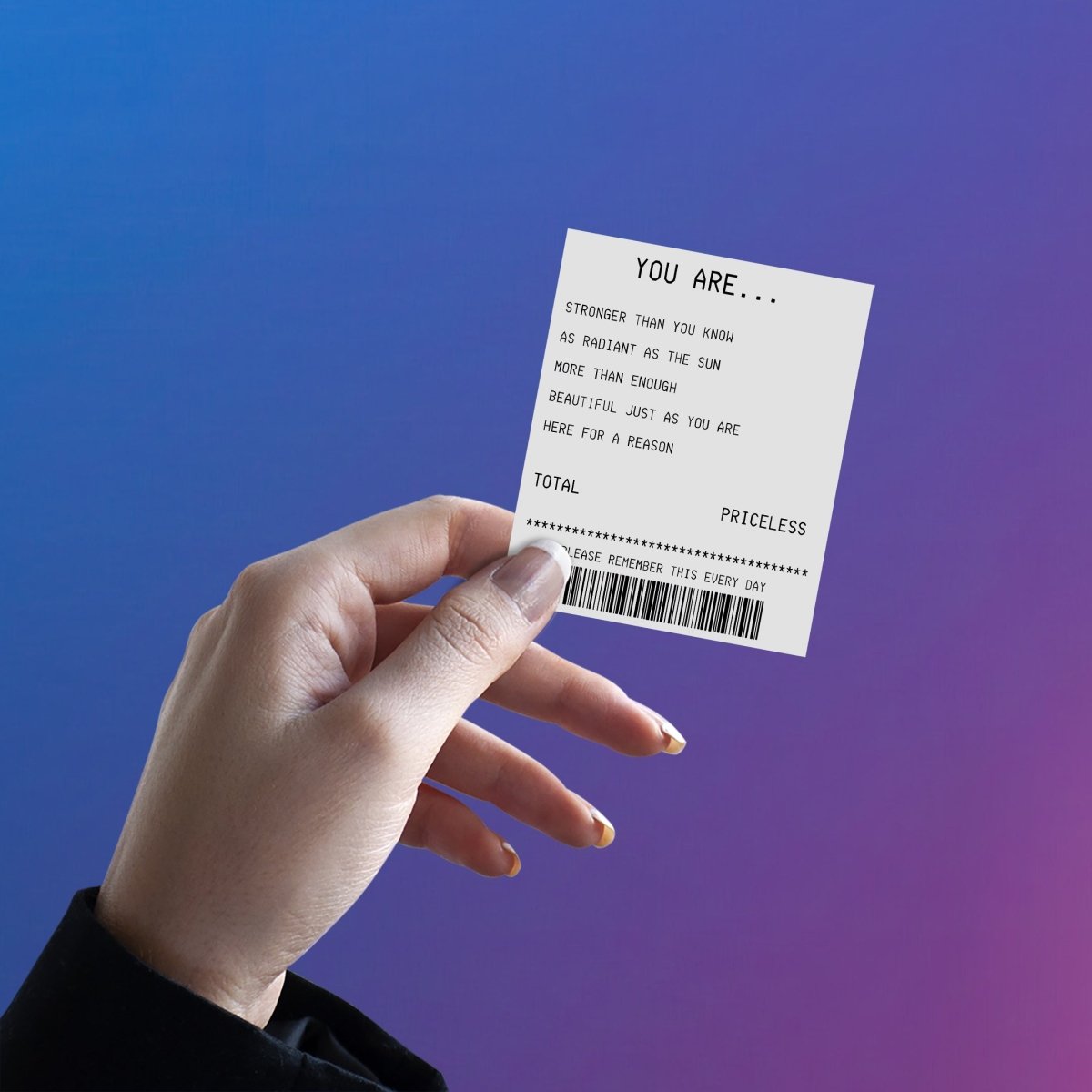 YOU ARE PRICELESS STICKER - stickyfunk premium stickers