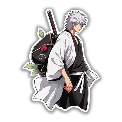 GINTAMA SAKATA GINTOKI ANIME STICKER - stickyfunk premium stickers