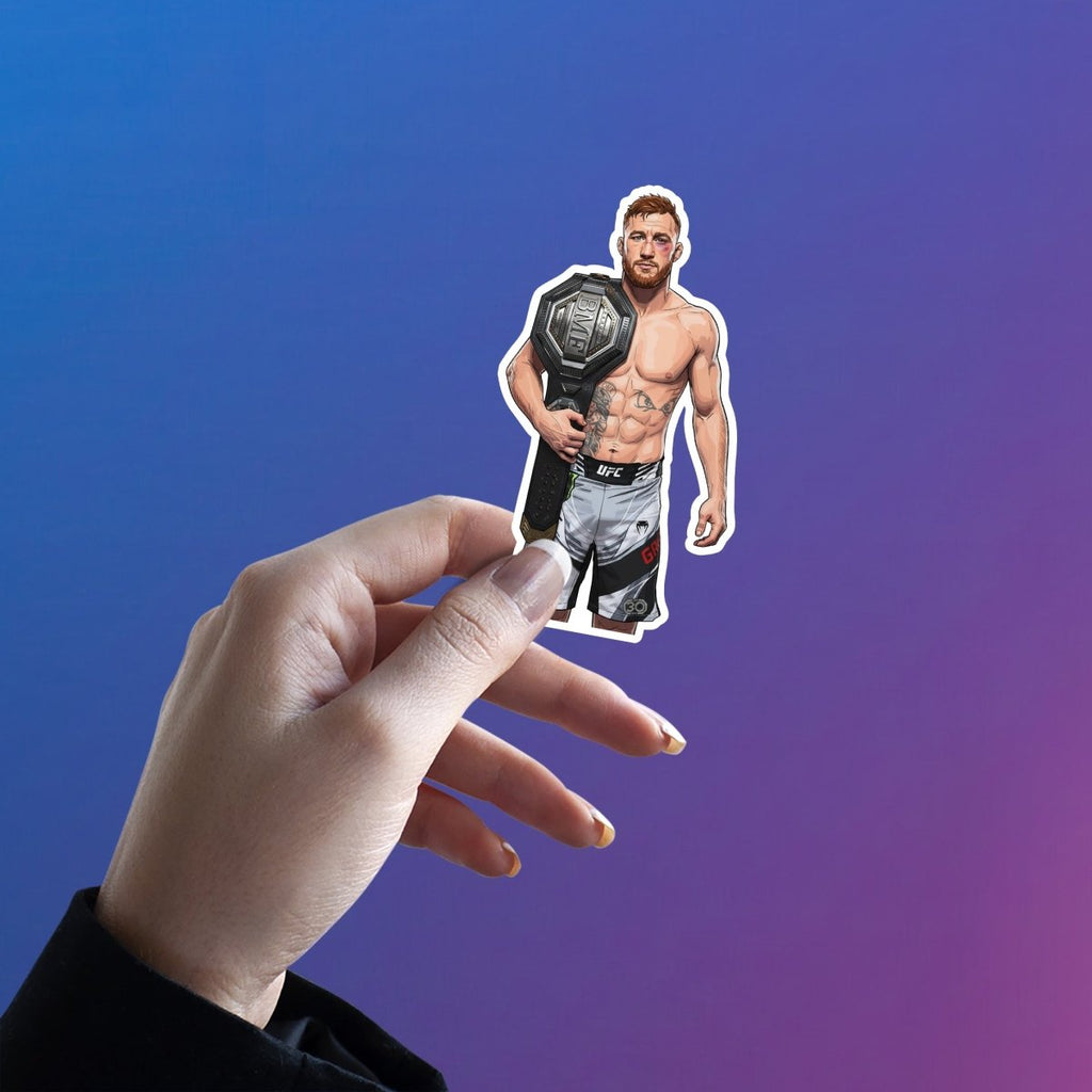 BMF LEGACY - JUSTIN GAETHJE STICKER - stickyfunk premium stickers