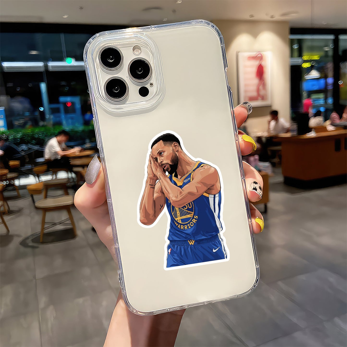 STEPHEN CURRY - LIGHTS OUT, GOODNIGHT STICKER