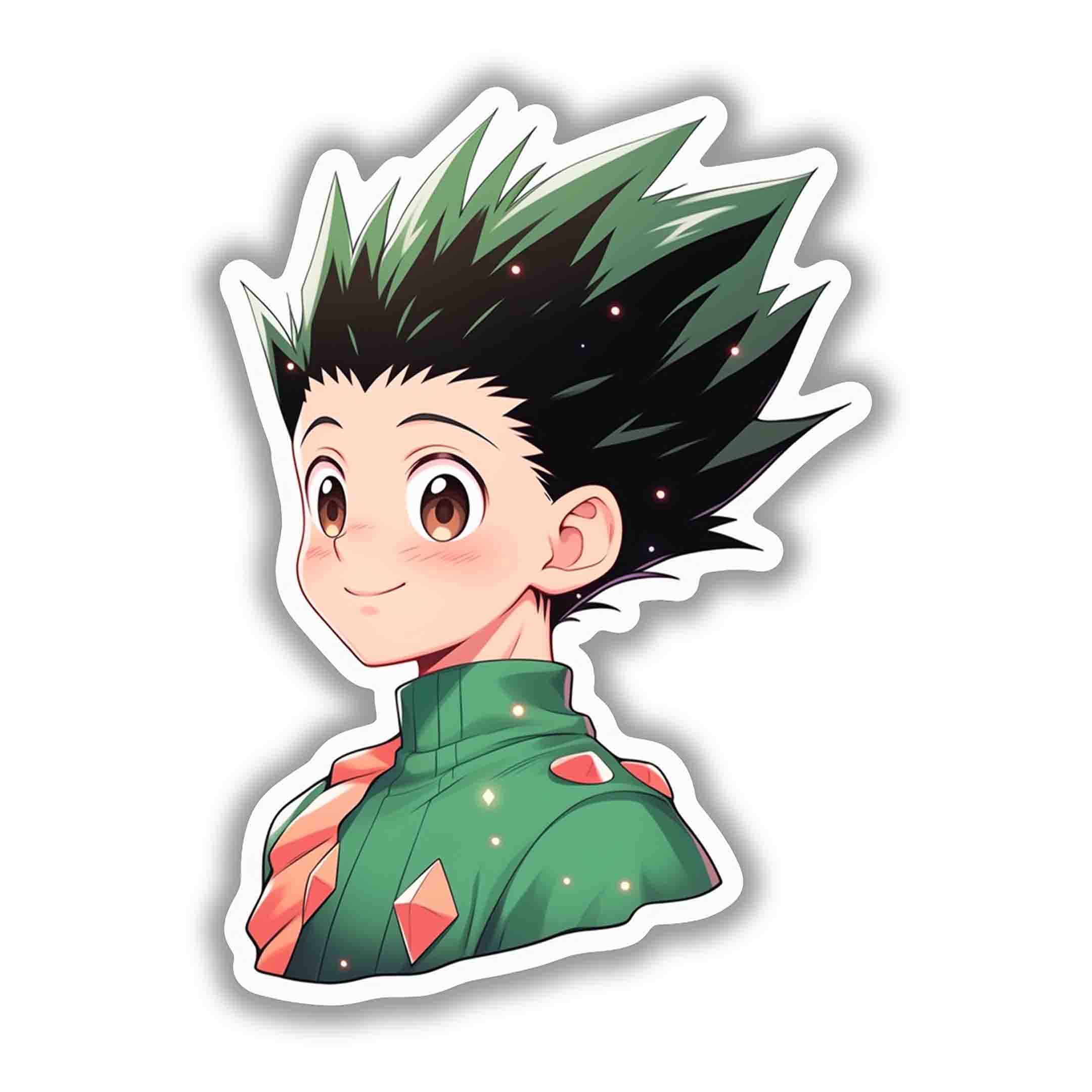 HUNTER X HUNTER SMILING GON FREECSS STICKER - stickyfunk premium stickers