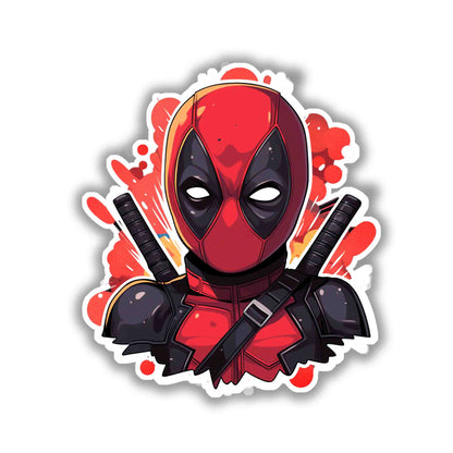 DEADPOOL STICKER - stickyfunk premium stickers