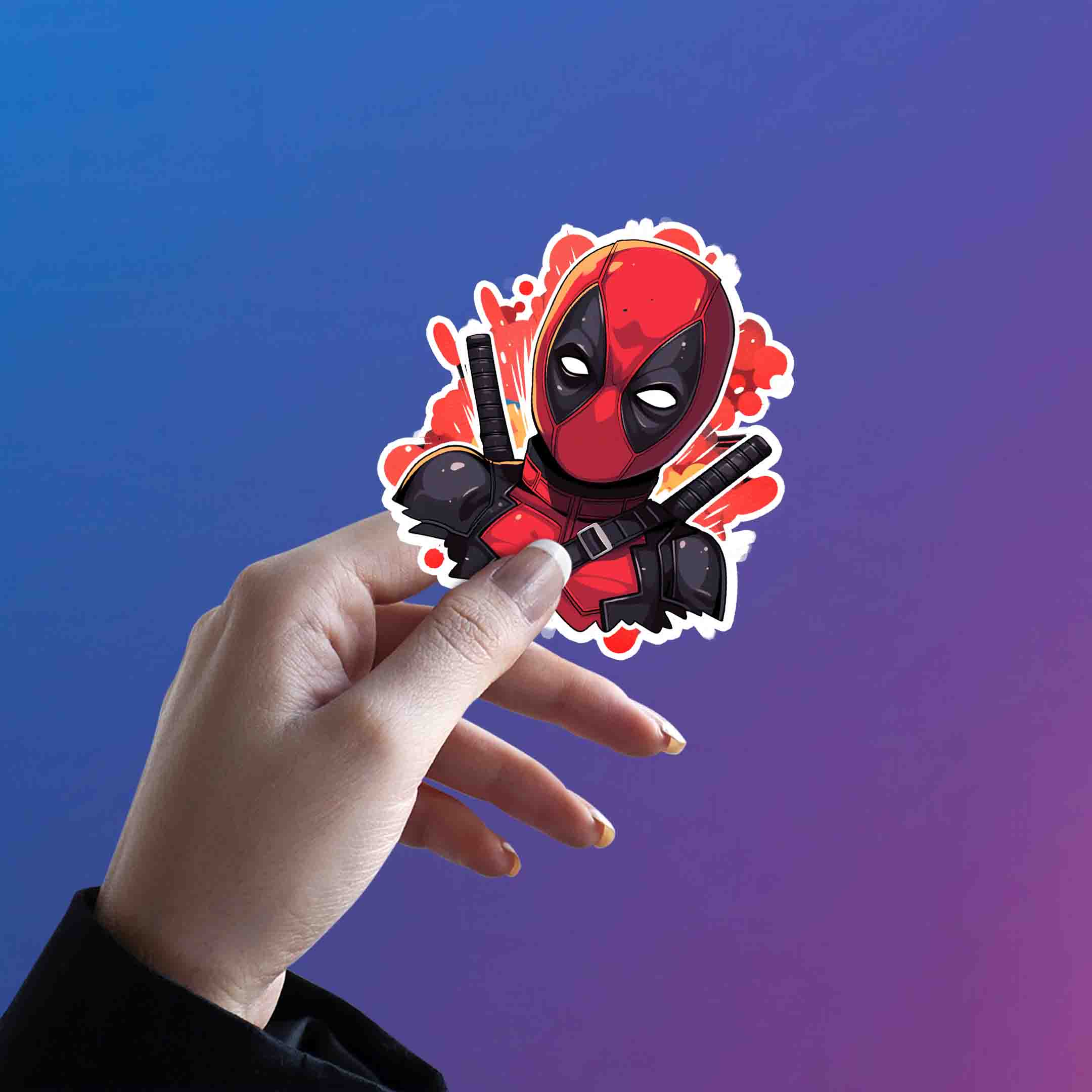 DEADPOOL STICKER - stickyfunk premium stickers